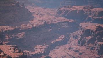 vue panoramique aérienne du grand canyon video