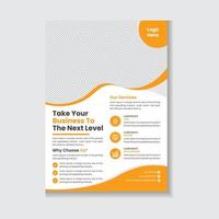 Modern Business Flyer, Cover Template Design vector