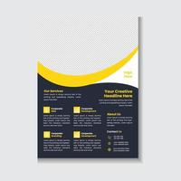 Professional Corporate Business Flyer Template vector