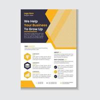 Professional Corporate Business Flyer Template vector