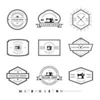 Vintage Tailor Shop Badge Label vector