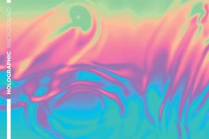 Abstract colorful holographic background vector