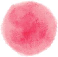 Pink watercolor dot vector