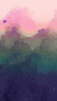 Watercolor sky background vector