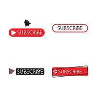 Subscribe button icon. Vector illustration. Business concept subscribe pictogram.