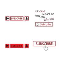 Subscribe button icon. Vector illustration. Business concept subscribe pictogram.