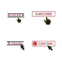 Subscribe button icon. Vector illustration. Business concept subscribe pictogram.