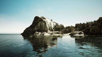 rock formation on the Costa Brava video