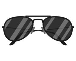 Black military summer sunglasses for UV protection. Military concept for army, soldiers and war. vector