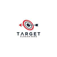 target logo template in white background vector