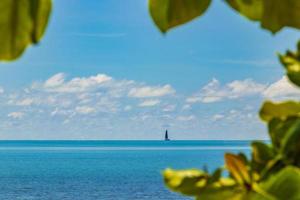 Fantastic beautiful ocean view from Silver Beach Koh Samui Thailand. photo