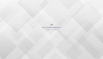 Abstract technology silver color banner. Modern white and soft gray geometric square shape overlapping layer background. Diagonal line texture. Vector illustration