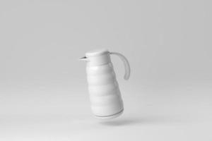 Jug or pitcher on white background. Design Template, Mock up. 3D render. photo