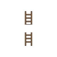 ladder simple modern  logo vector icon design illustration