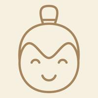 cute head sumo logo symbol icon vector graphic design