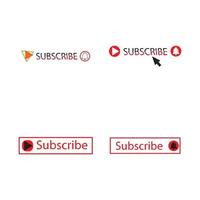 Subscribe button icon. Vector illustration. Business concept subscribe pictogram.