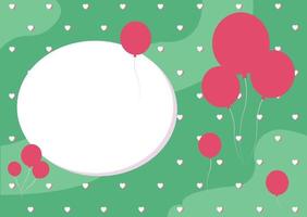 Valentine Heart Green vector