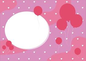 Valentine Heart Pink vector