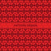 Red seamless pattern design vector