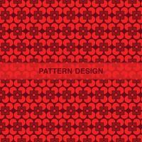 Red seamless pattern design vector