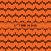 Orange seamless pattern design vector