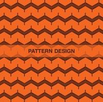 Orange seamless pattern design vector