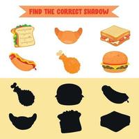 Find The Correct Shadow Activity vector