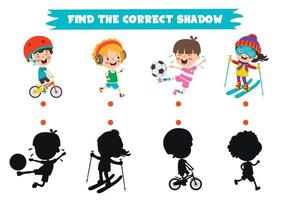 Find The Correct Shadow Activity vector