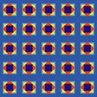 Geometric Colored Pattern vector