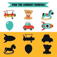 Find The Correct Shadow Activity vector