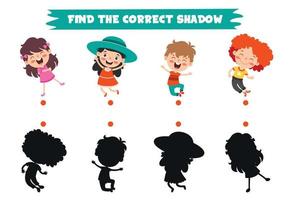 Find The Correct Shadow Activity vector