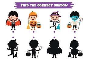 Find The Correct Shadow Activity vector