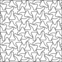 abstract black white shape seamless pattern perfect for background or wallpaper vector