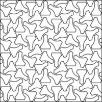 abstract black white shape seamless pattern perfect for background or wallpaper vector