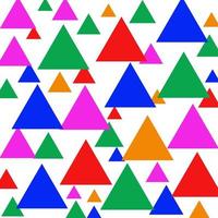 colorful triangle seamless pattern perfect for background or wallpaper vector