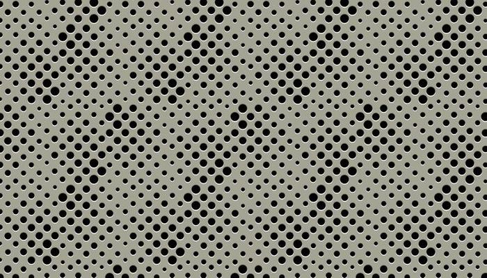 Metal  perforated pattern texture mesh background.