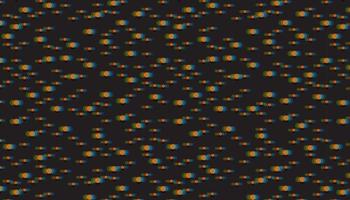 Blur vision of many blurry dots . vector