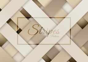 Abstract brown beige color stripes lattice pattern luxury background vector