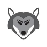 little face wolf logo design vector graphic symbol icon sign illustration creative idea