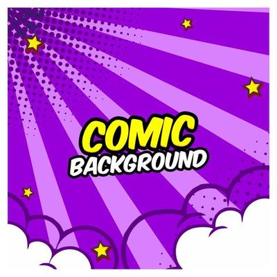 Purple comic background