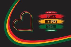 Black history month celebrate. vector illustration design graphic Black history month, graphic background