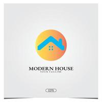 Modern house logo premium elegant template vector eps 10