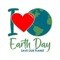 día de la Tierra. día internacional de la madre tierra. problemas ambientales y protección del medio ambiente. ilustración vectorial vector