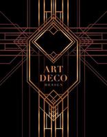 The Great Gatsby Deco Style, Art deco Card design, Abstract geometric background vector