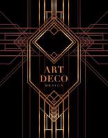 el gran estilo gatsby deco, diseño de tarjeta art deco, fondo geométrico abstracto vector