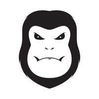 face black gorilla modern logo design vector graphic symbol icon sign illustration creative idea