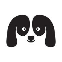 cara lindo perro beagle logo símbolo icono vector gráfico diseño ilustración idea creativo