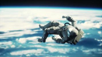 Astronaut in outer space Elements of this image furnished by NASA photo