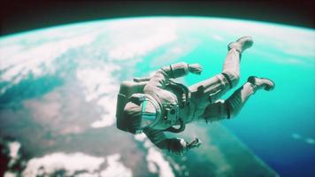 Astronaut in outer space Elements of this image furnished by NASA photo