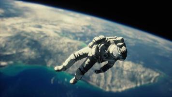 Astronaut in outer space Elements of this image furnished by NASA photo